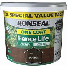 Ronseal One Coat Fence Life Protección de madera Marrón 12L