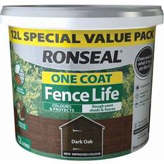 Ronseal One Coat Fence Life Träskydd Medium Oak 12L