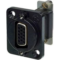 Kabler Neutrik 15 polet D-sub chassisstik NADB-15FFB