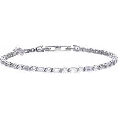 Diamonfire Zirconia Baguette & Round Bracelet