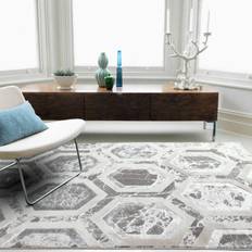 Asiatic Aurora Crystal AU12 Rugs Silver, Beige