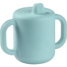 Beaba Tasse d'apprentissage en silicone Bleu