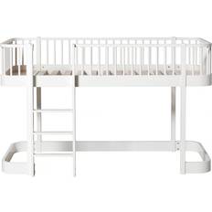 Oliver Furniture Korkeavuoteet Oliver Furniture Wood Low Loft Bed 90 x 200 cm