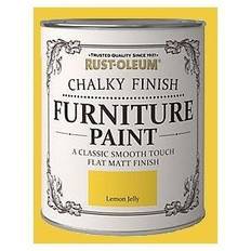 Rust-Oleum Lemon Jelly Chalky Paint Wood Paint 0.75L