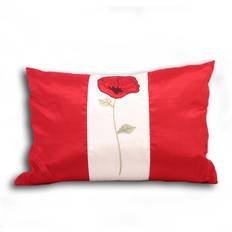 55.0 cm Cushion Covers Riva Home Poppet Cushion Cover Cushion Cover Red, White (55x)