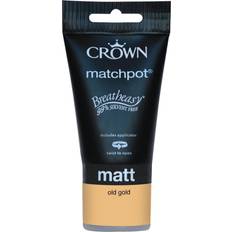 Crown Walls & Ceilings Emulsion Old Gold Wall Paint, Ceiling Paint Gold 2.5L