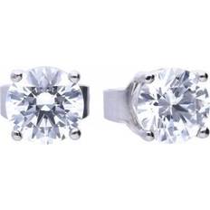 Diamonfire Zirconia 0.75ct Four Claw Stud Earrings