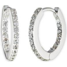 Huggie Hoop Crystal Earrings