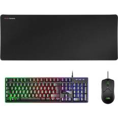 Tamaño completo Teclados Mars Gaming MCPX 3 en 1 RGB Negro