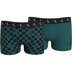 Vihreä Boxerit Calvin Klein Trunks - Block Green/Dark Turquiose