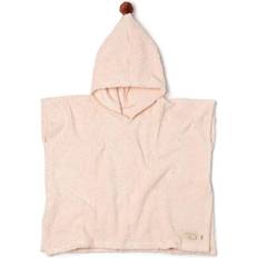 Rose Serviettes de bébé Nobodinoz Poncho, Rosa