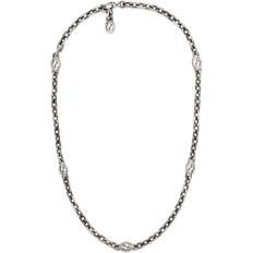 Gucci Interlocking G Chain Necklace - Silver