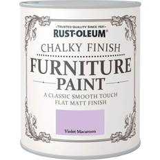 Rust-Oleum Chalky Furniture Paint - Violet Macaroon Wood Paint Purple 0.75L