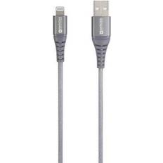 Skross USB-kabel USB 2.0 Rund, Fleksibel, Stof-beklædning SKCA0016C-MFI200CN