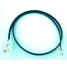 Kabler VMC Telepatchkabel sort rj11-rj45 10m