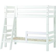HoppeKids Barnsäng med stege räcke Sandbacken 169x117 - Vit 70x70cm