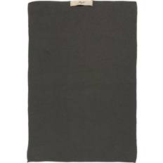 Rød Gæstehåndklæder Ib Laursen Håndklæde "Mynte" thunder grey Gæstehåndklæde Grå, Rød (60x40cm)