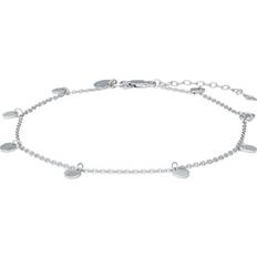 Nordahl Jewellery Disc52 Rhodineret Ankelkæde fra Andersen