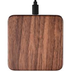 Trådlös usb InLine Qi woodcharge, trådlös snabbladdare, smartphone trådlös laddning, 5/7.5/10W, 33393Y