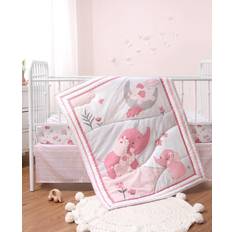 The Peanutshell Elephant Crib Bedding Set 3-Piece