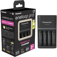 Eneloop SmartPlus Charger + 4 Eneloop AA Batteries 2500mAh