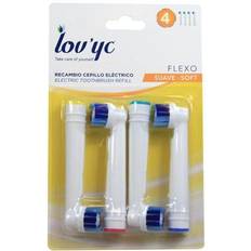 Blekande Tandborstar Lov Yc Electric Toothbrush Refill 4 Flexo Minibox