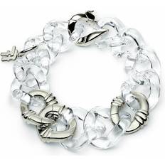 Transparent Armbånd Folli Follie Armbånd til kvinder 4B1F004C Gennemsigtig Polykarbonat (17 cm)