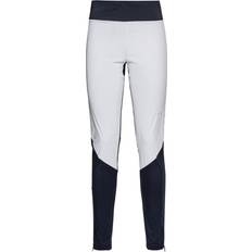 Blanc - Femme Pantalons Thermiques Odlo Pantalon De Ski De Fond Langnes Pour Femme - Bleu Marine