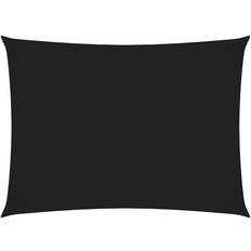 vidaXL Parasole a Vela Oxford Rettangolare 3,5x5 m Nero