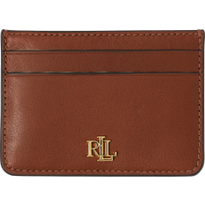 Lauren Ralph Lauren Small camel leather card holder, Camel.