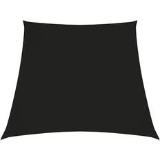 Solsejl vidaXL Solsejl 2/4 x 3 m Trapezformet Oxfordstof Sort