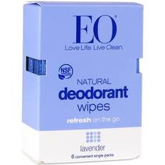 Wipes Deodorants Eo French Lavender Natural Deo Wipes 6-pack