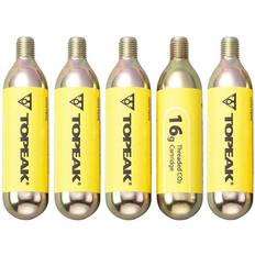 Co2 16g Topeak Threaded CO2 Cartridge 16g 5-pack