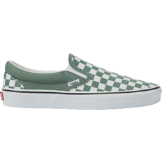 Vans Green Loafers Vans Color Theory Classic - Checkerboard Duck Green