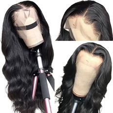 Clydanx 13X4 Body Wave Lace Front Wigs 26 inch Natural Black