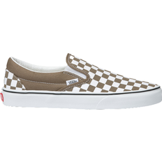 Men - Vans Checkerboard Loafers Vans Checkerboard Classic - Walnut