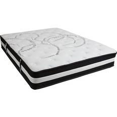 Queen mattress in a box Flash Furniture Capri Comfortable Sleep Queen Coil Spring Mattress