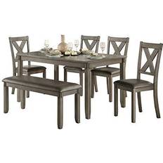 Kitchen table sets Lexicon Holders Dining Set 36x60" 6pcs
