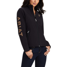 Ariat Women Outerwear Ariat Women's New Team Softshell Jacket - Black/Leopard