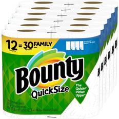 Toilet paper without rolls Bounty Quick-Size Paper Towels 12 Family Rolls