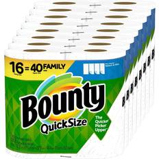 Toilet & Household Papers Bounty Quick-Size Paper Towels 16 Family Rolls