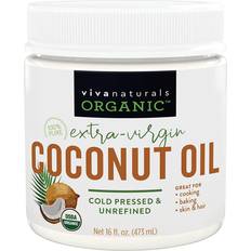 Organic Body Oils Viva Naturals Organic Coconut Oil 16fl oz