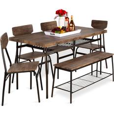 Best Choice Products Modern Dining Set 31.5x55" 6pcs