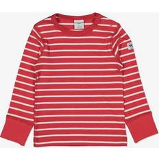 Polarn O. Pyret Stripe Baby Top - Red Stripes