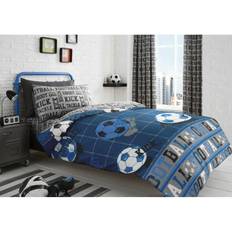 Black Fabrics Bedlam - Football Print Reversible Duvet Cover