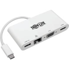 Câbles Tripp Lite USB 3.1 Gen 1 USB-C to HDMI 4K Adapter With USB-A, USB-C PD Charging & Gigabit E