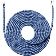 Stofledning 4 meter, Zig/Zag Mørkeblå