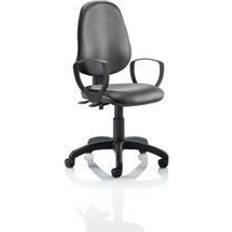 Dynamic Eclipse Plus II Vinyl Chair Black Loop Arms KC0025