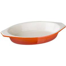 Orange Casseroles Vogue Orange Oval Cast Iron Gratin 650ml