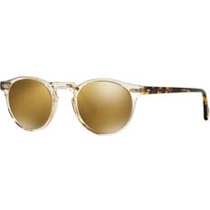 Oliver Peoples Zonnebrillen Oliver Peoples Gregory Peck Sunglasses - Honey/Gold Mirror